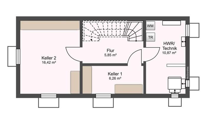 Grundriss KG Haus 4