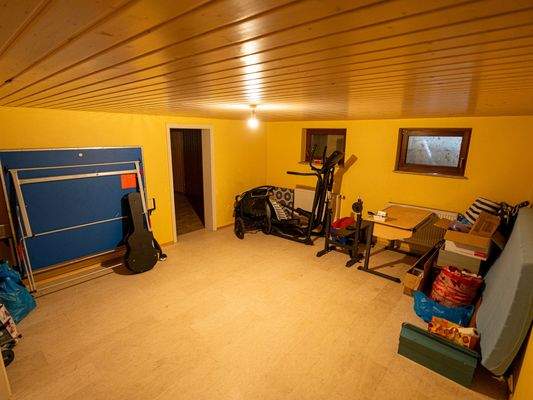 Beheizter Kellerraum