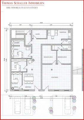 Grundriss Beispiel Büro & Ergo