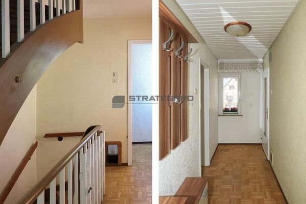 Flur und Treppe