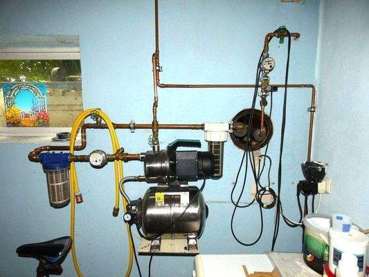 Regenwasserpumpanlage