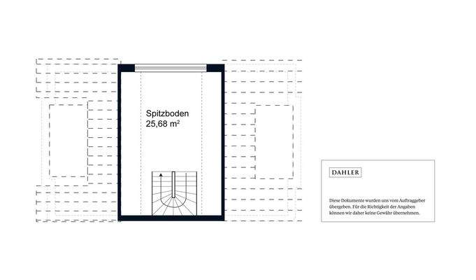 Grundriss Spitzboden
