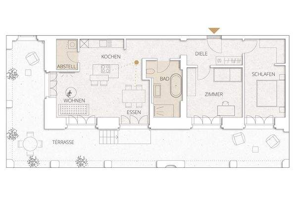 W01 Wohnungsgrundriss