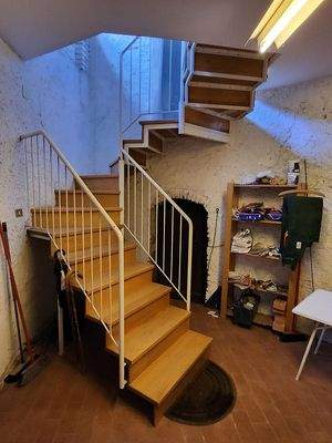 Aufgang zum Wohnbereich