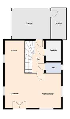 Grundriss ohne Maßstab / Erdgeschoss
