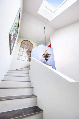 Aufgang zum Privatbereich OG