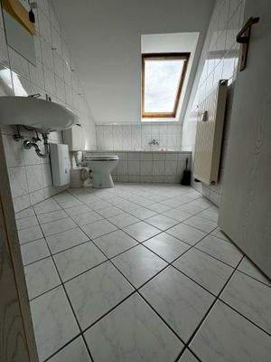 Bad einer Dachgeschosswohnung