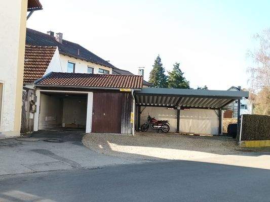 Pkw Stellplätze Garage, Carport, Mülltonnenraum
