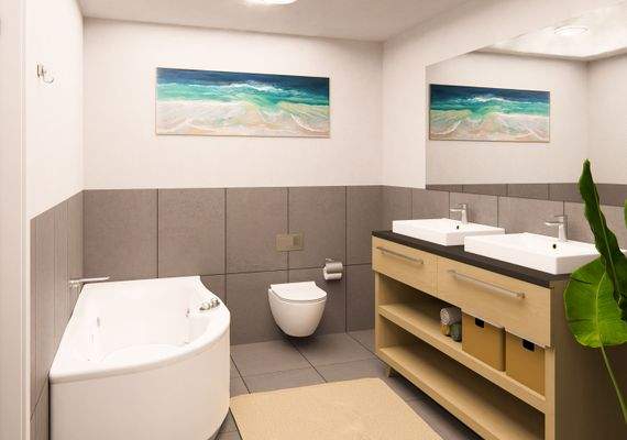 Visualisierung Badezimmervariante