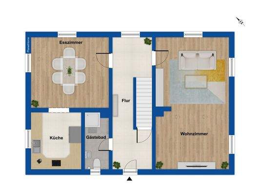 Grundriss Erdgeschoss