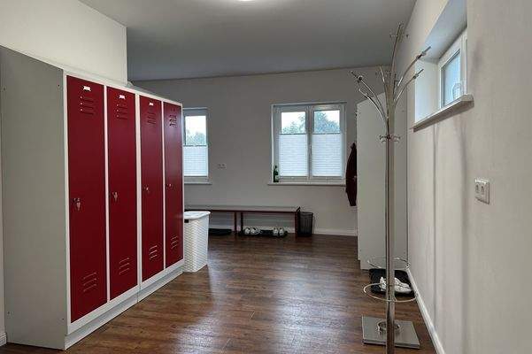 Umkleide im EG