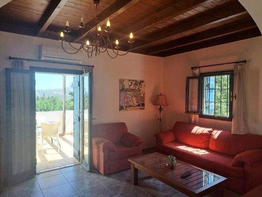 Kreta, Douliana: Charmantes Apartment mit einem Schlafzimmer und atemberaubendem Bergblick