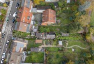 Vogelperspektive Grundstück