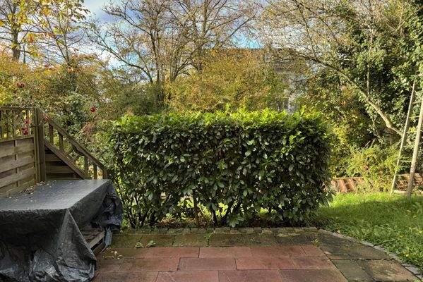 geschützte Terrasse