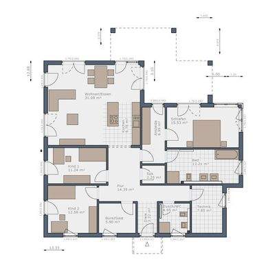 Grundriss Erdgeschoss