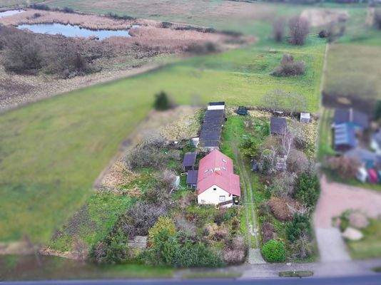 Blick über das Grundstück