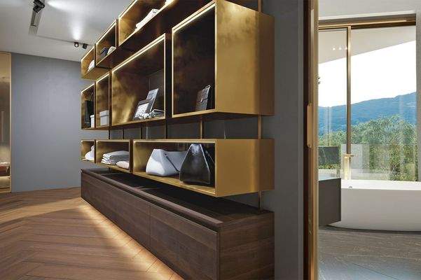 Das Ankleidezimmer - ideal situiert zwischen Schlaf- und Badezimmer  - Visualisierung