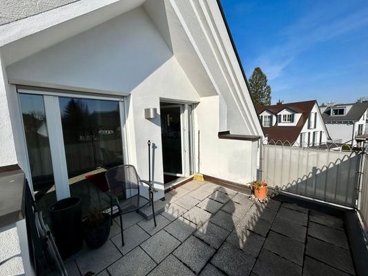 Dachterrasse Wohnzimmer