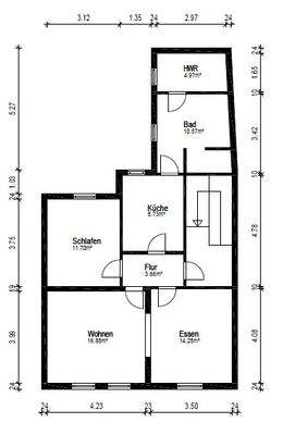 Grundriss 1. Obergeschoss