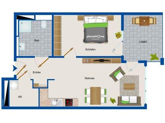 Grundriss 3. Obergeschoss