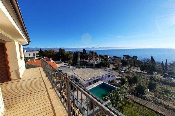 Wohnen mit Panorama-Meerblick in Lovran