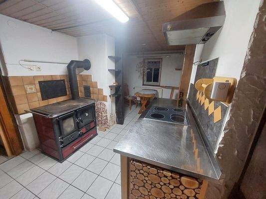 Küche und Esszimmer