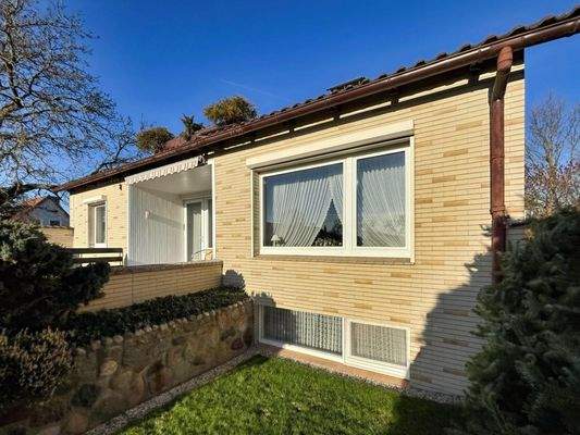 Südseite des Hauses