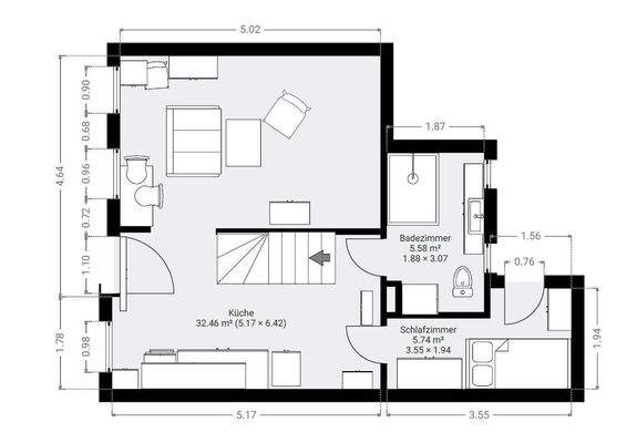 Grundriss Erdgeschoss