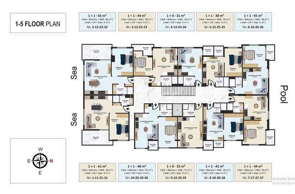 Chic Apartments Close to Cleopatra Beach in Alanya