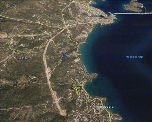 Kreta, Ammoudara: Grundstück mit Meerblick nahe Stadt und Strand zu verkaufen