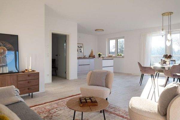 Wohnbereich mit offener Küche