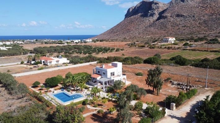 Kreta, Stavros: Traumhafte Villa in Strandnähe zu verkaufen