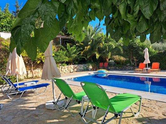 Kreta, Douliana: Faszinierendes Haus mit Meer- und Bergblick