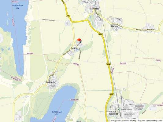 Geolyzer Kartenausschnitt