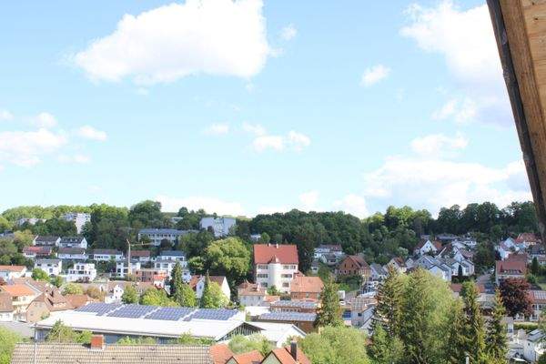 Ausblick einer ggf möglichen Dachterrasse auf der Garage