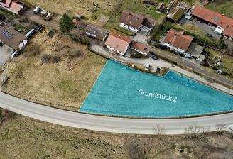 Baugrundstück Nr. 2 - Vogelperspektive