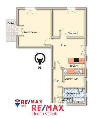 Grundriss nicht möbliert