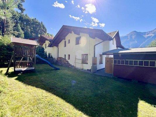 Nordseitige Gartenfläche