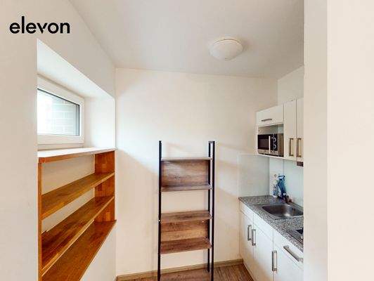 Küche (Einzel-Apartment, nicht WG-Zimmer)