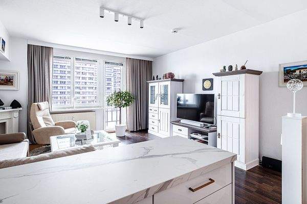 Blick zum Wohnbereich