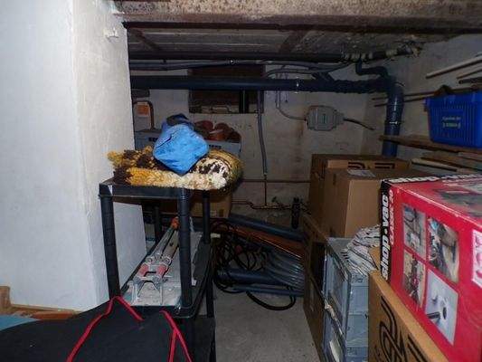 Hauptkellerraum - hinterer Teil