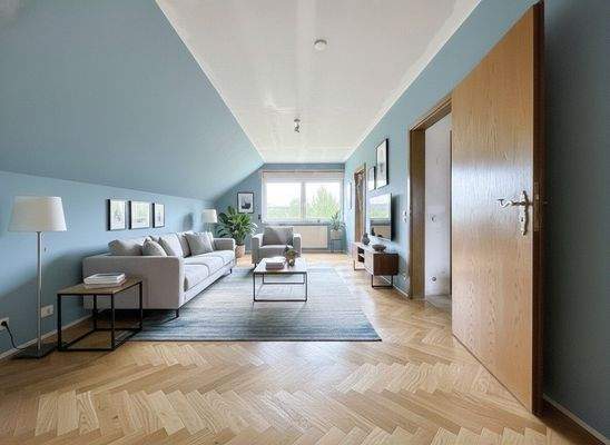 Wohnzimmer DG mit KI bearbeitet