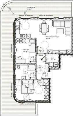 Grundriss Whg. 7 Gebäude 2