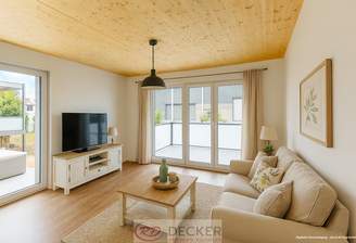 Wohnbereich - KI möbliert