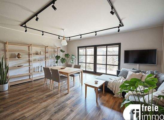 Wohnzimmer umgestaltet- (KI generiert)