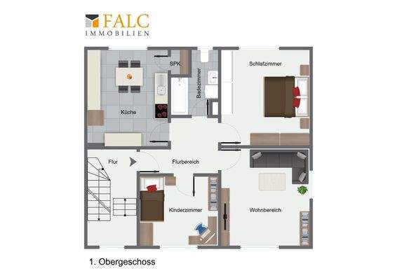 Grundriss 1. Obergeschoss