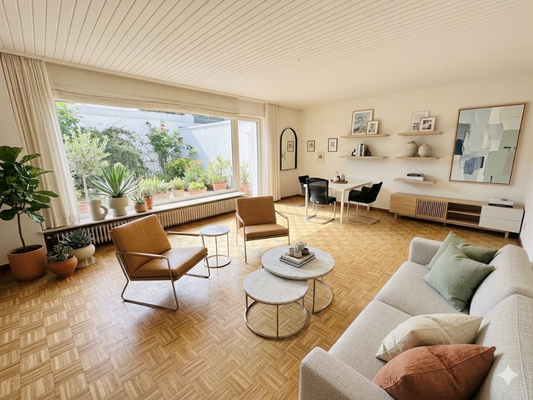 Beispielbild, erstellt mit KI - Wohnzimmer