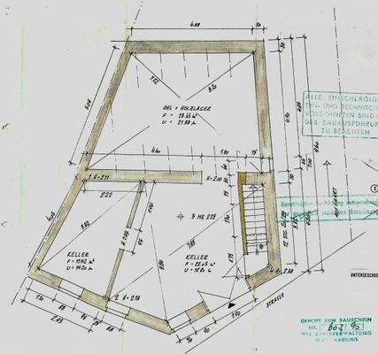 Unter-/Kellergeschoss