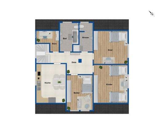 Grundriss Dachgeschoss