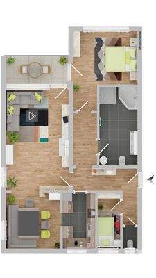 Grundrissplanübersicht